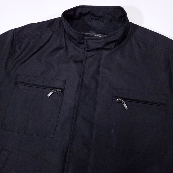 Kenneth Cole Reaction Black Zip-up Jacket - Picture 3 of 11